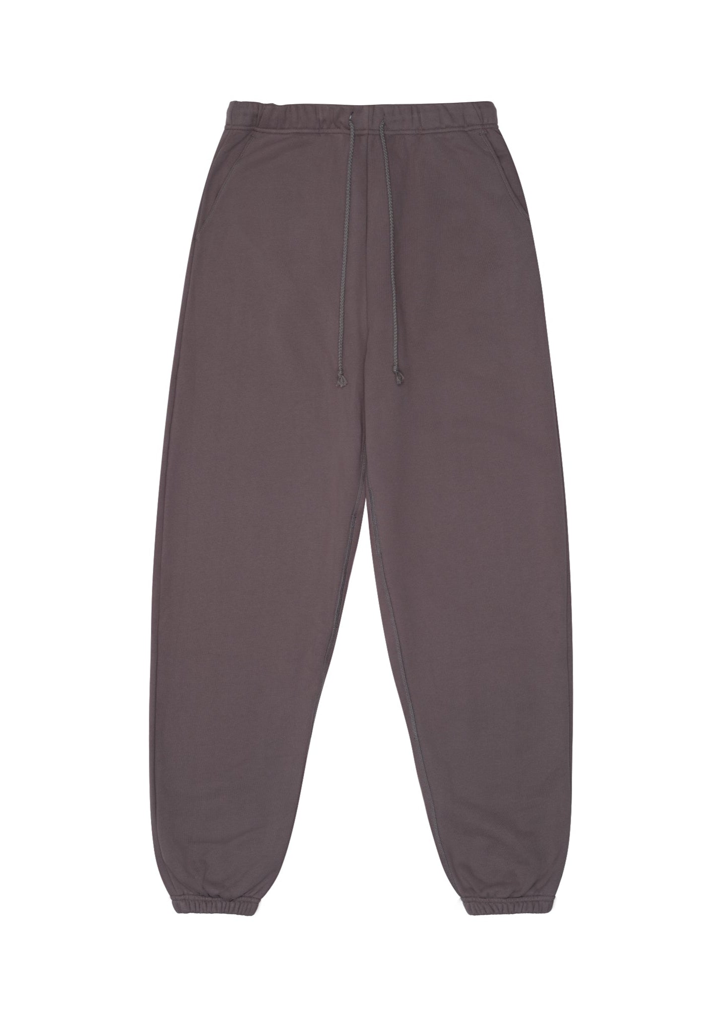 grey sweatpants on a white background